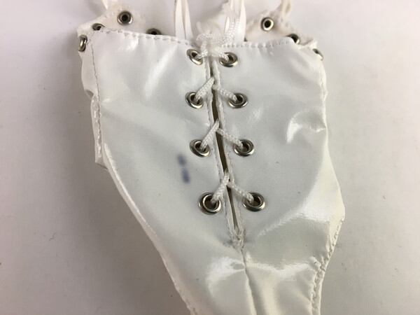 ドール服 1/6 女性用27 スタッズコルセット白セット CC54 DF B品c - 画像3