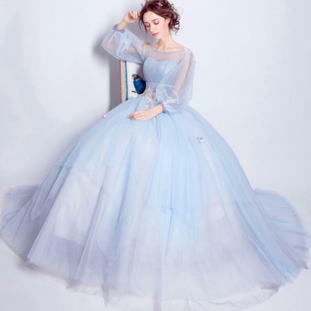 素敵なカラードレス　結婚式　披露宴　お色直し　二次会　パーティー　演奏会　発表会　ステージ衣装　 YG12 ドレス(お色直し、演奏会、二次会)