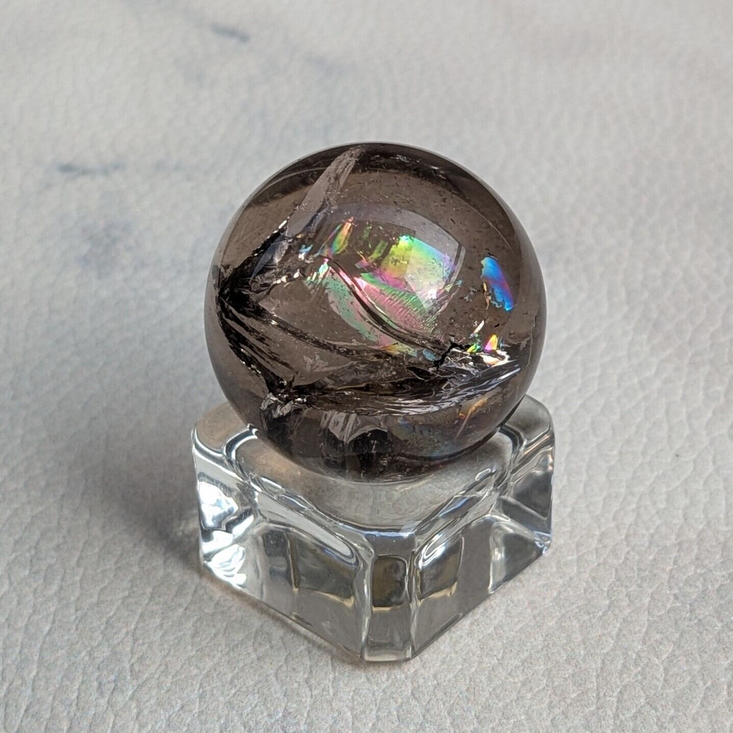 アイリススモーキークォーツ スフィア 約27mm | iris imrama stone