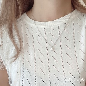 heart zirconia necklace #N1012