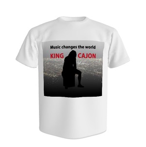 Tシャツ　ホワイト　KING CAJON