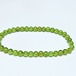 ペリドット ブレスレット 5mm メール便可 一点物 111-50643