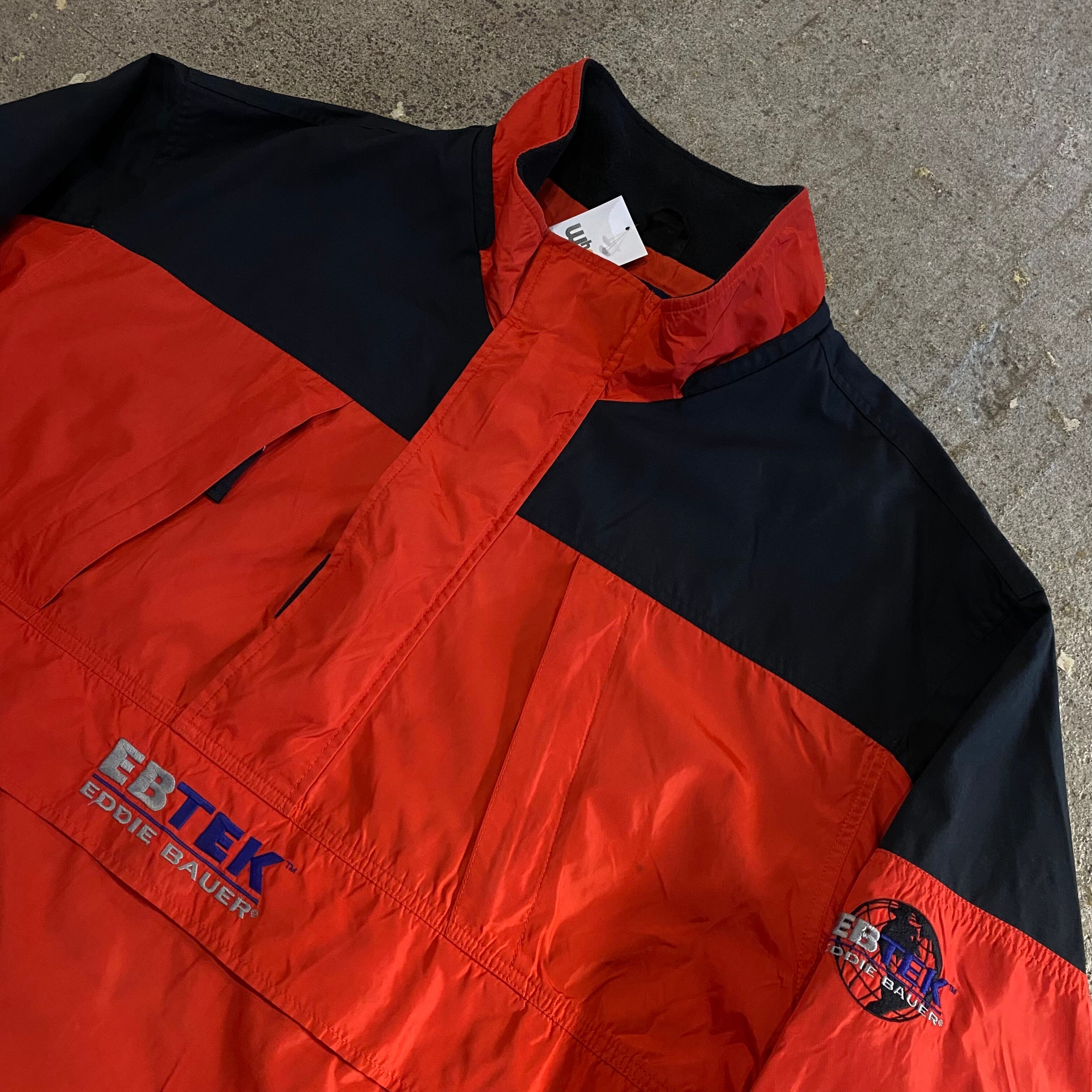XXL!!90s Eddie Bauer EBTEK nylon pullover jacket【仙台店】 | What