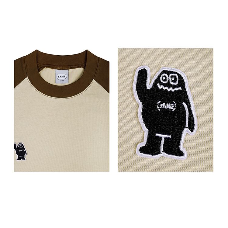 ★CONTRAST COLLAR RAGLAN T-SHIRT　　01147