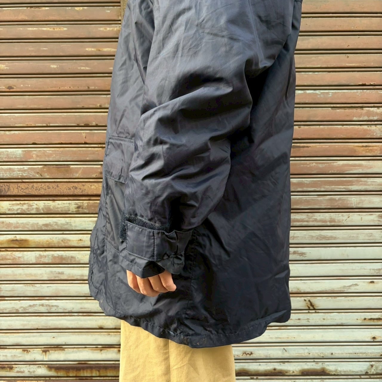 00s フランス軍 実物 デッキジャケット デッキパーカー ネイビー XL