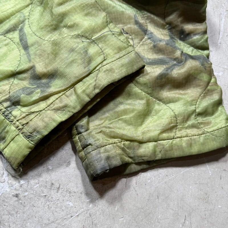 60's~ Unknown キルティングポンチョライナーカスタムファティーグ
