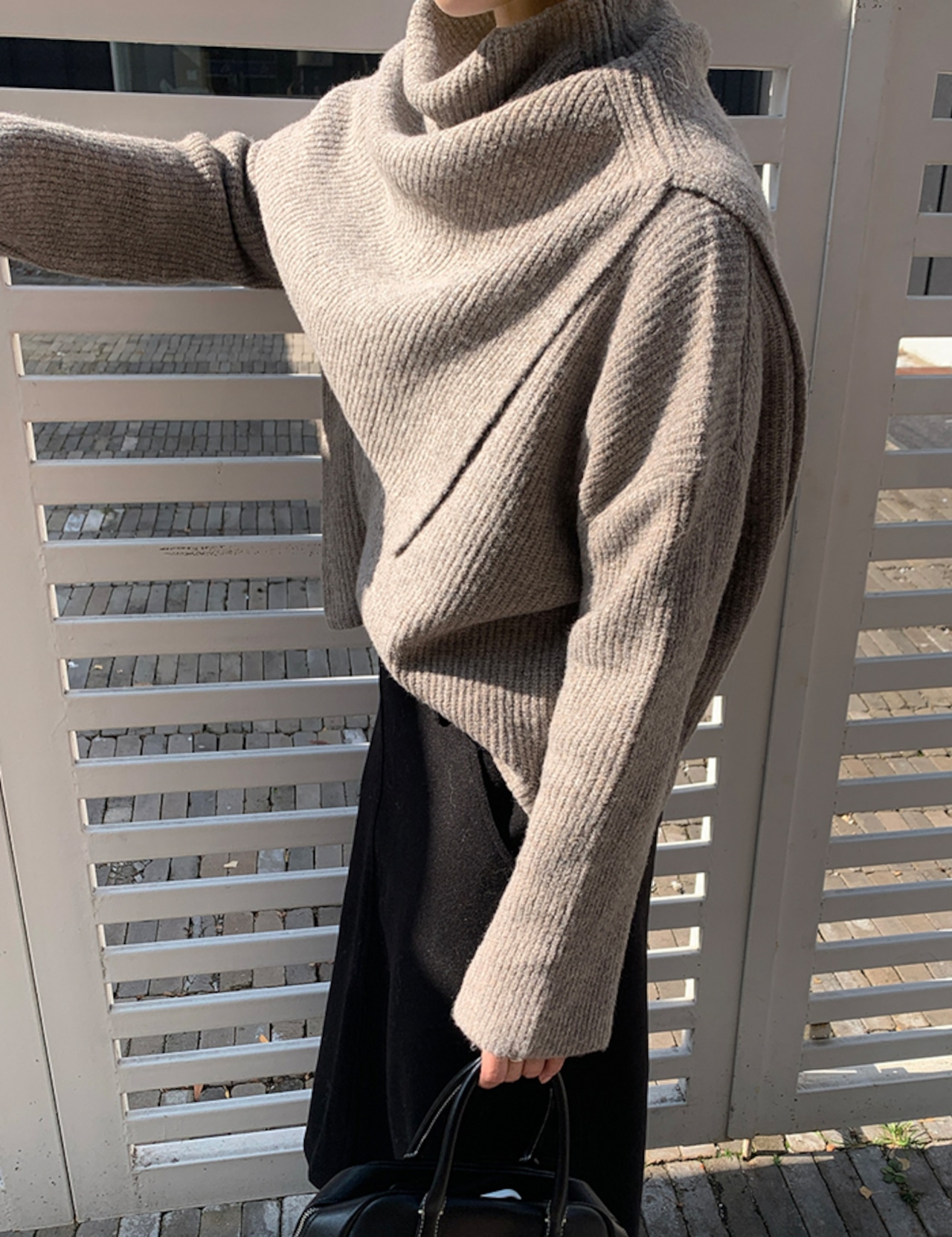 【新作5%OFF・3日間】Cape& Knit Set-up_3colors