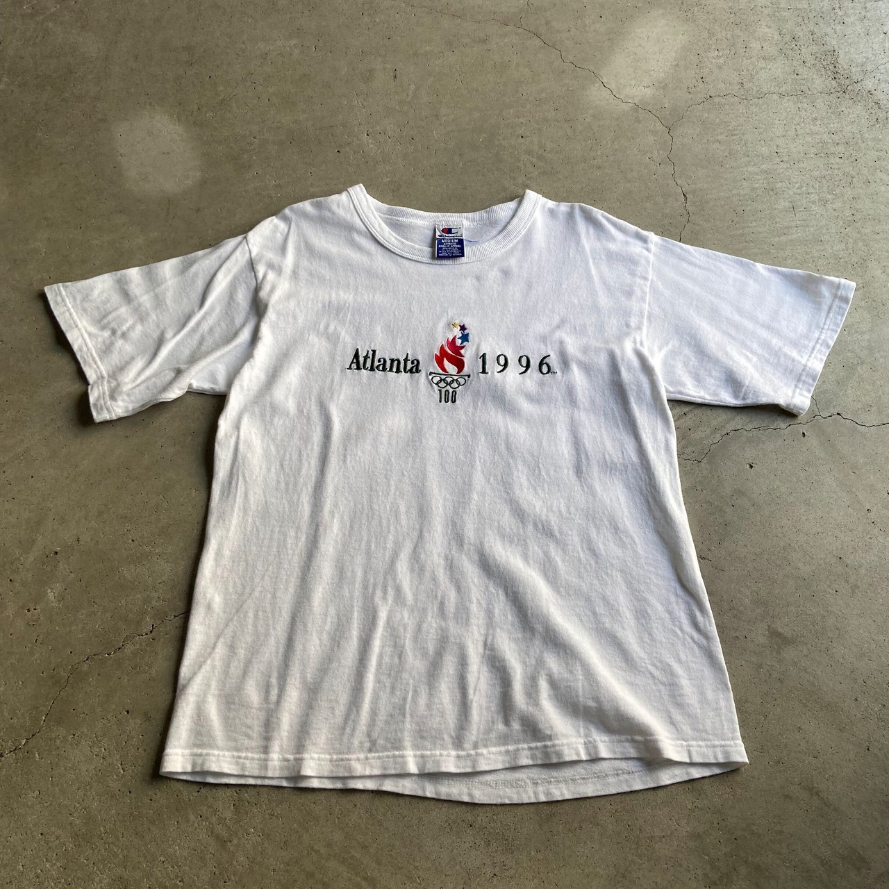 希少90s USA製 アトランタオリンピックvintage Tシャツ刺繍