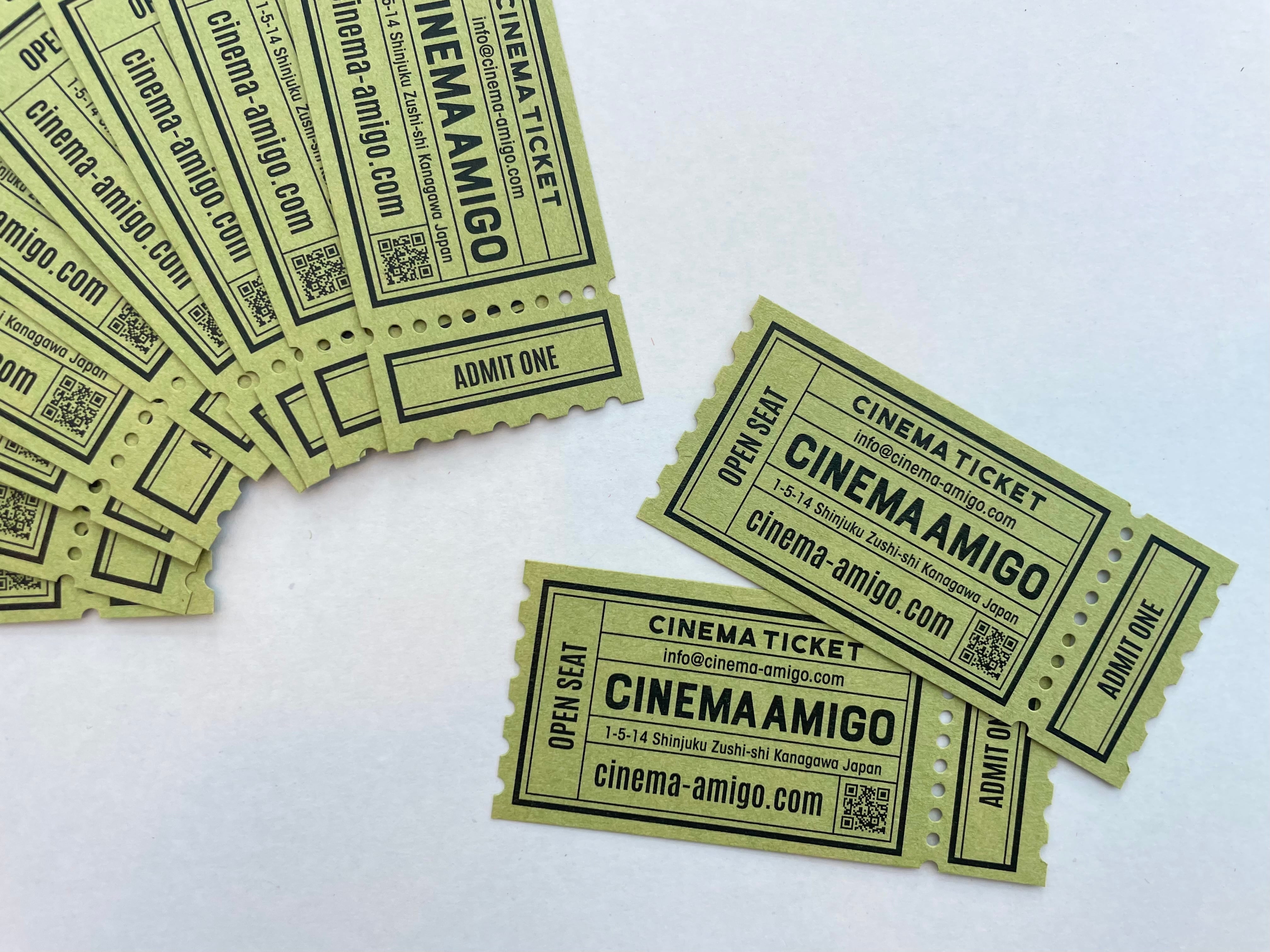 CINEMA AMIGO シニア回数券(11枚入)