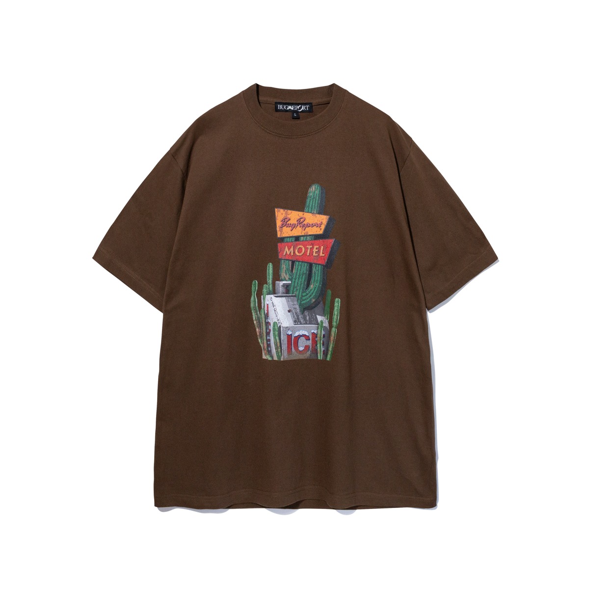 BUGGY OBJECTS XXXVI TEE - BROWN | BUGREPORT ONLINE STORE