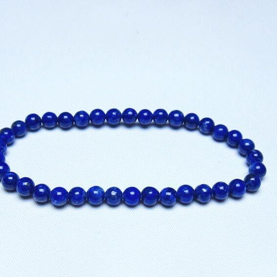 ラピスラズリ ブレスレット 5mm 一点物 メール便可 [M便 1/10] 111-48434
