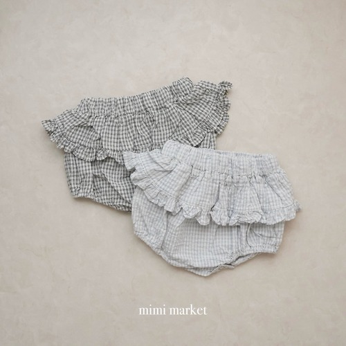 miimarket check frill bloomer