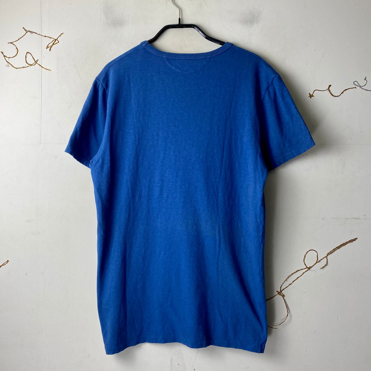 TOM FORD blue color V-neck tee