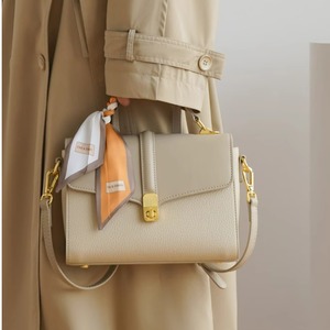 スクエアハンドバッグ　ショルダースカーフ　G0852