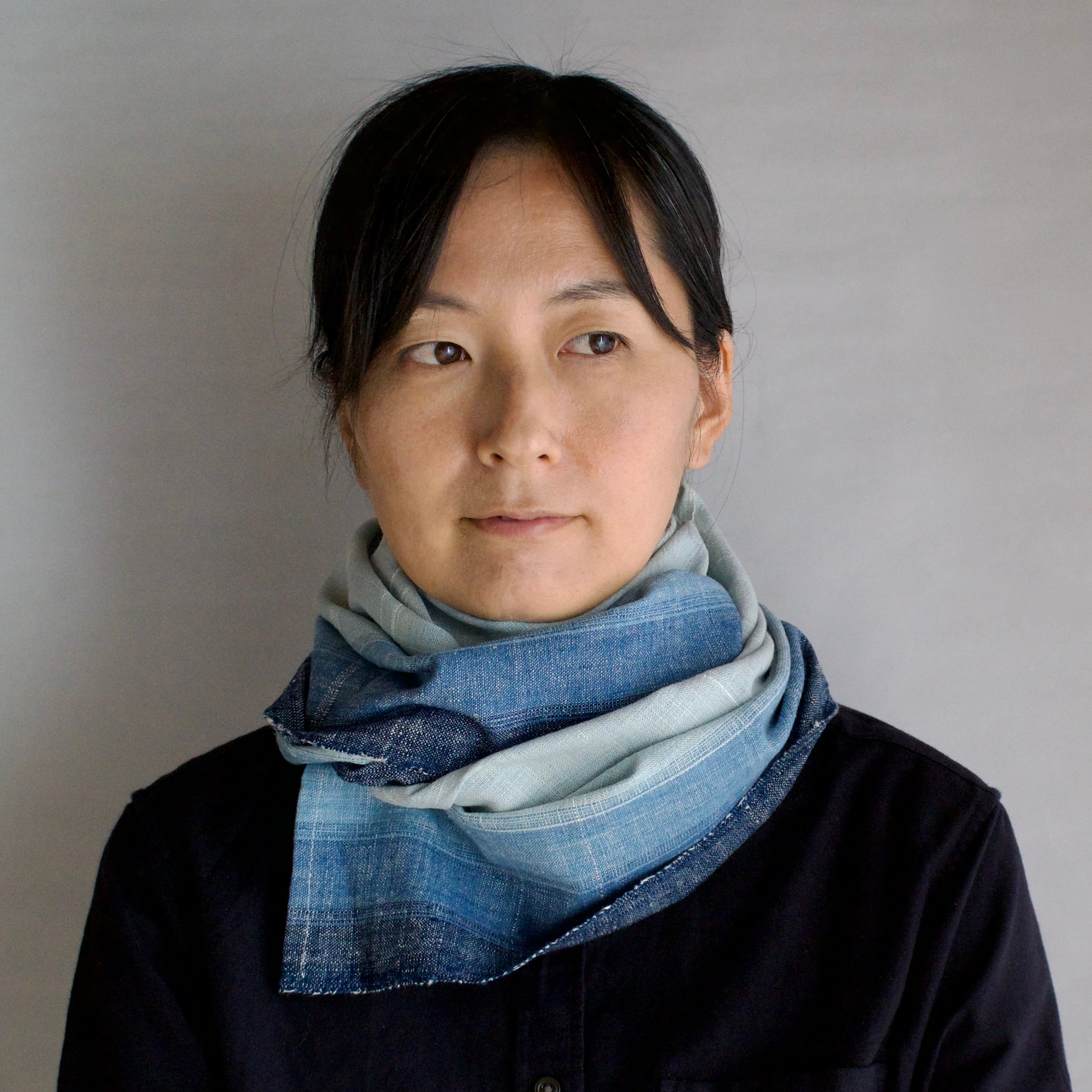 藍のストール | 丹波布 -Tamba nuno -｜ムラカミ染織