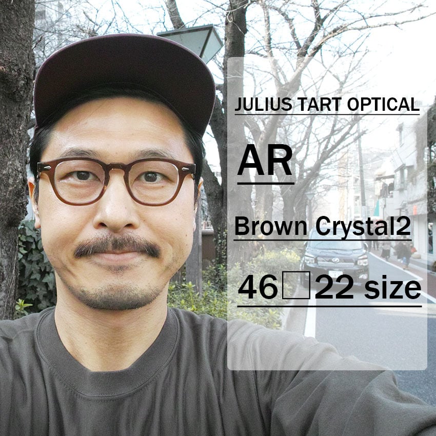 JULIUS TART OPTICAL / AR / ブリッジ:ｍｍ / BROWN CRYSTAL 2