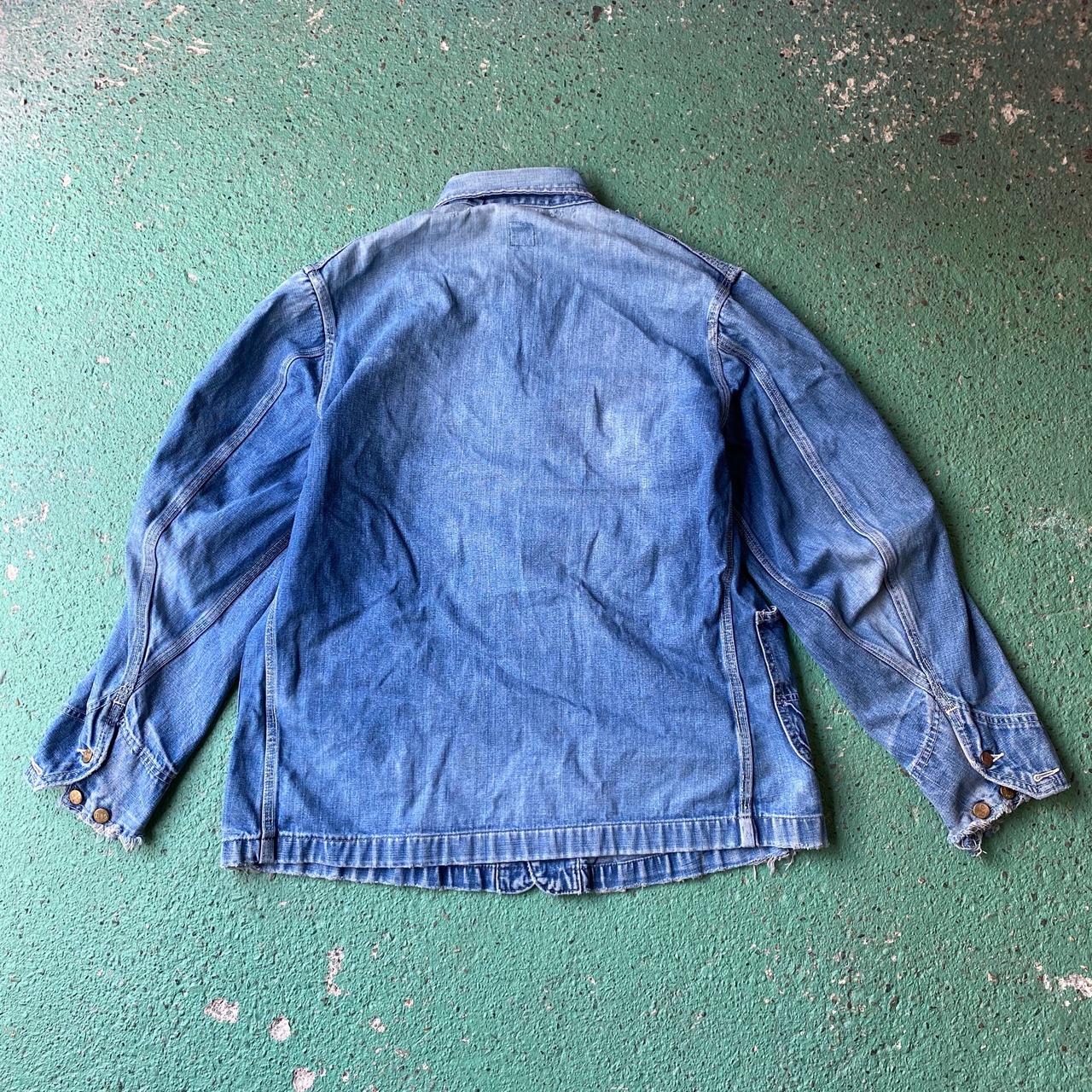 70年代 70s Lee 91-J デニムカバーオール デニムジャケット 