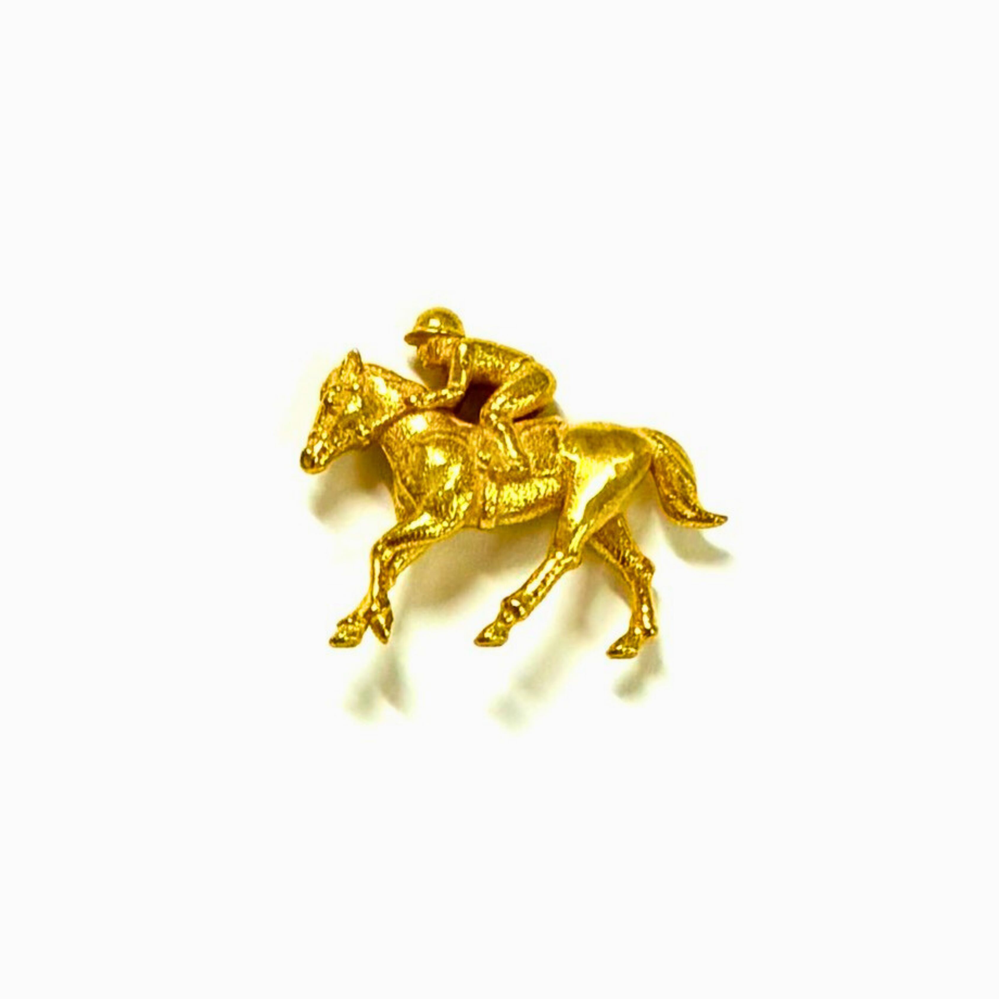 超早割価格】【年内に届く】純金の午年のお守り「人馬一体」約1g。「令