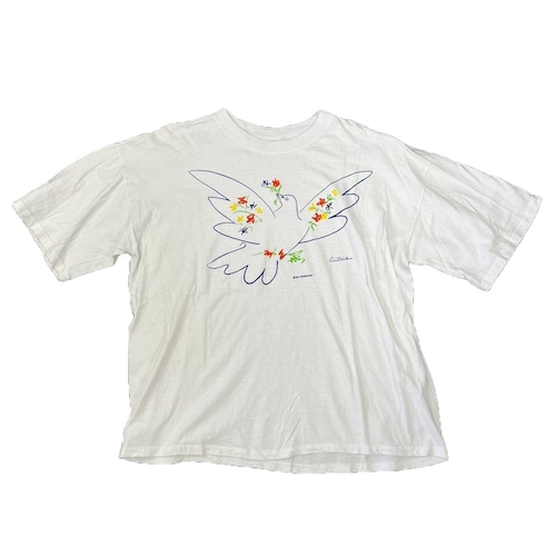 90's~ s/s print T-shirt