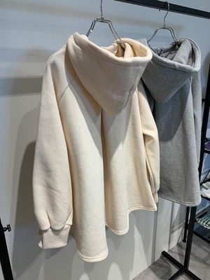 fleece lining volume hoodie