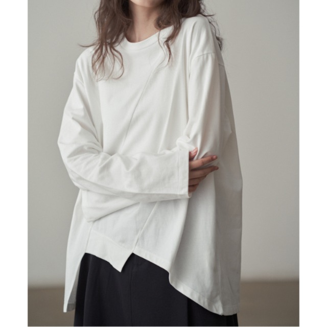 Aラインオーバーサイズシャツ Z00152