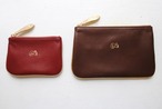 Ⅶ（Le typographe)  シープスキン レザーパース Col:Red