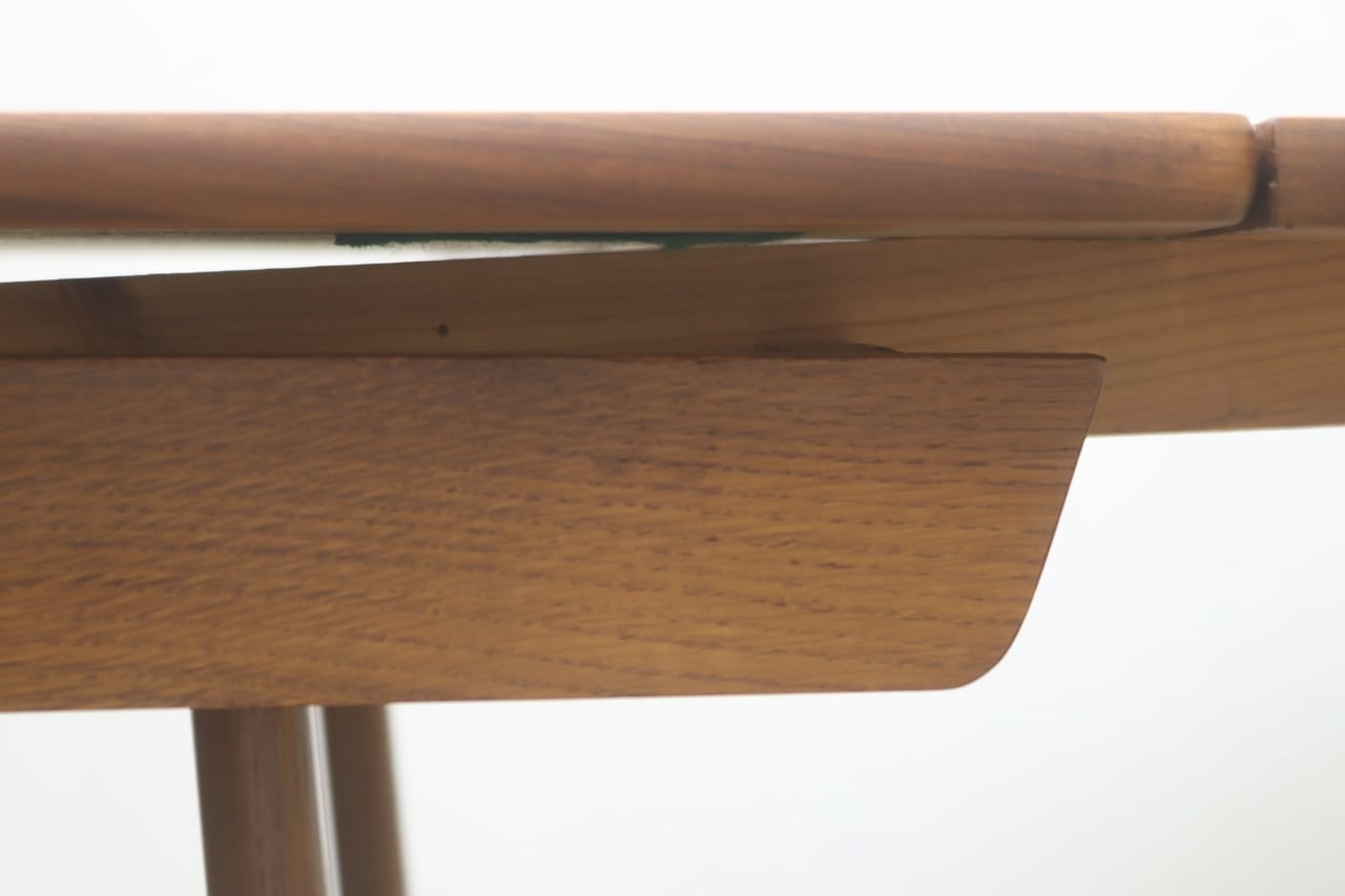 ヴィンテージ チーク材 エクステンション ダイニングテーブル