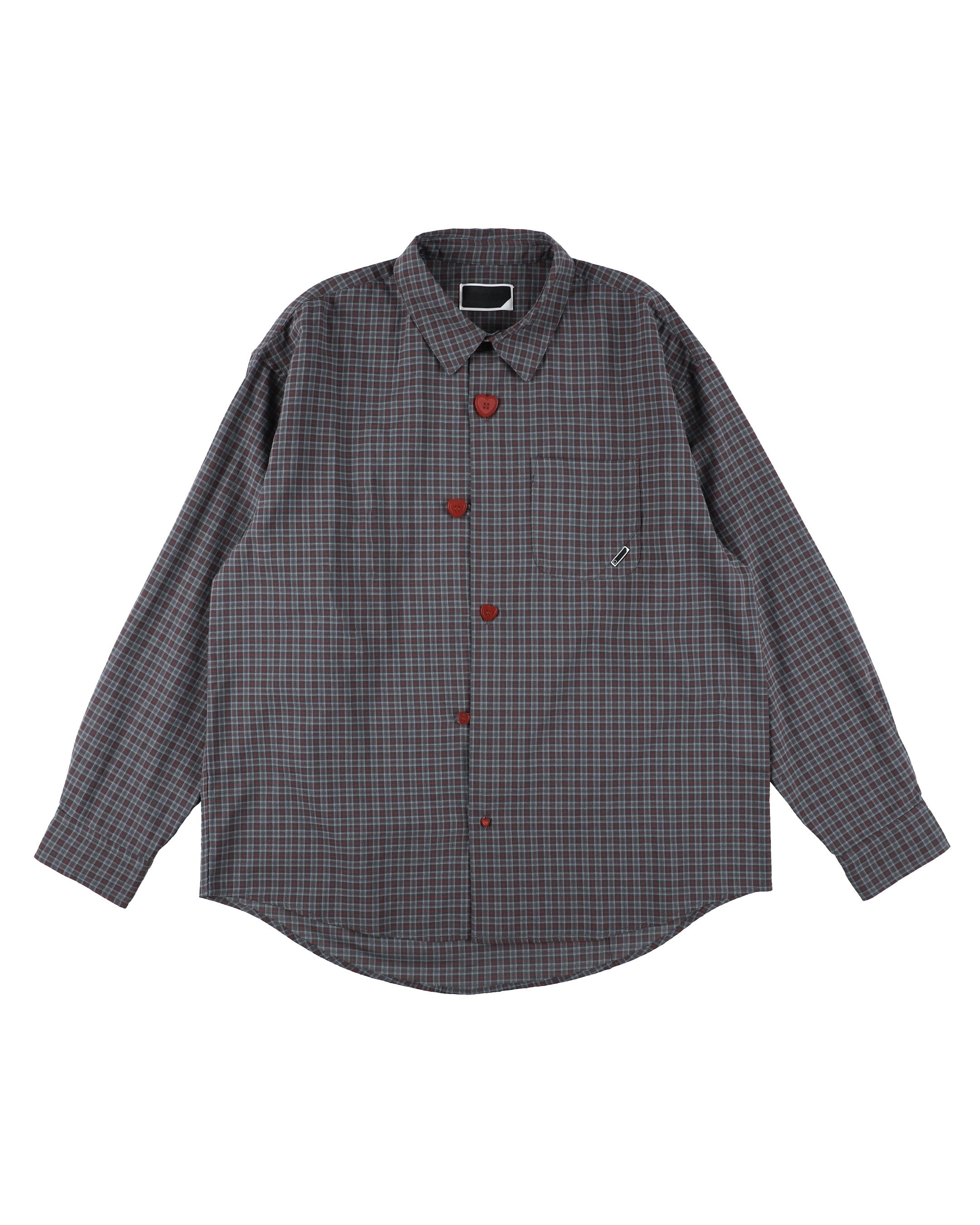 PHINGERIN【FLOATING HEART SHIRT / BLACK】