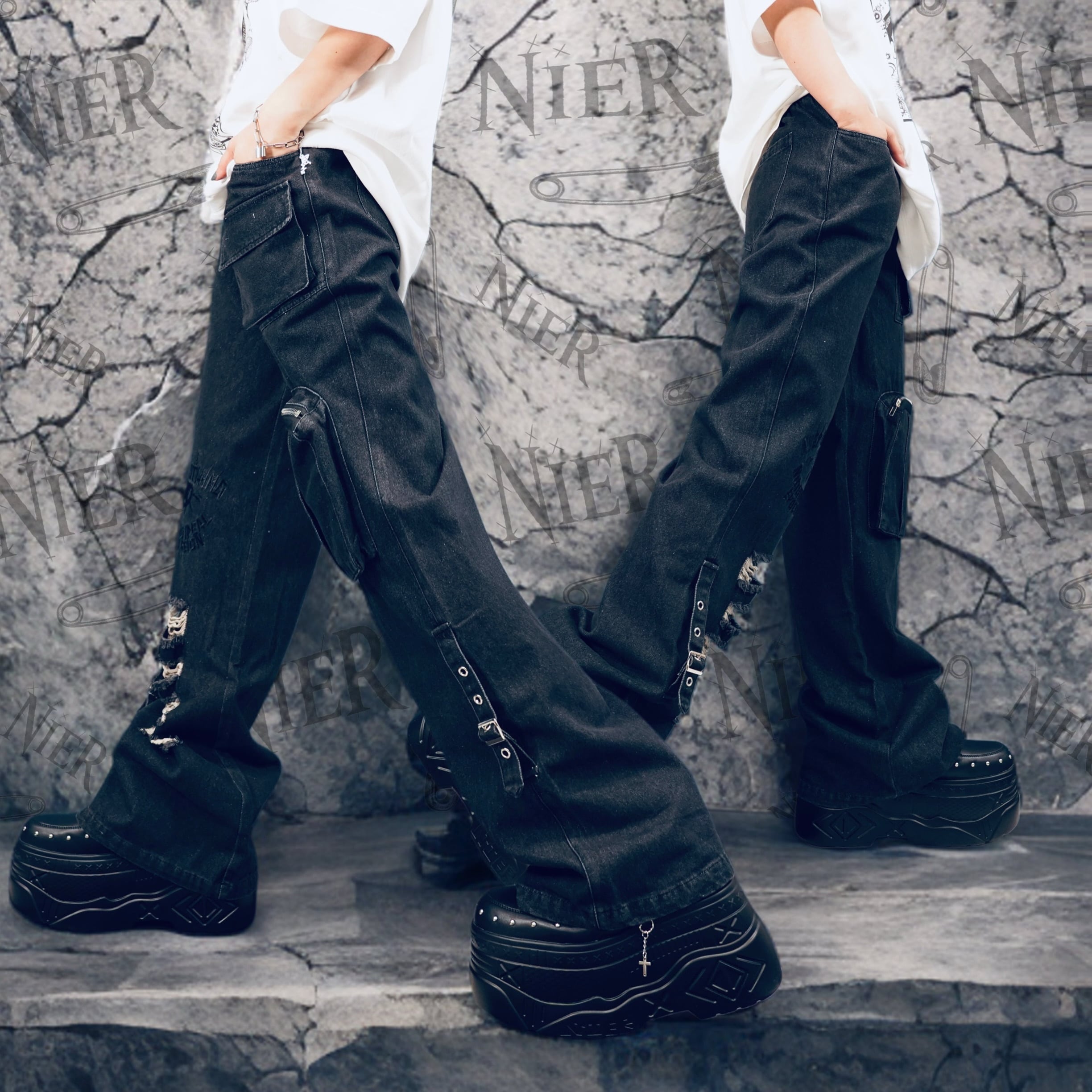 【専用】NieR 半袖カットソー＋デニム T-shirt | NIER CLOTHING