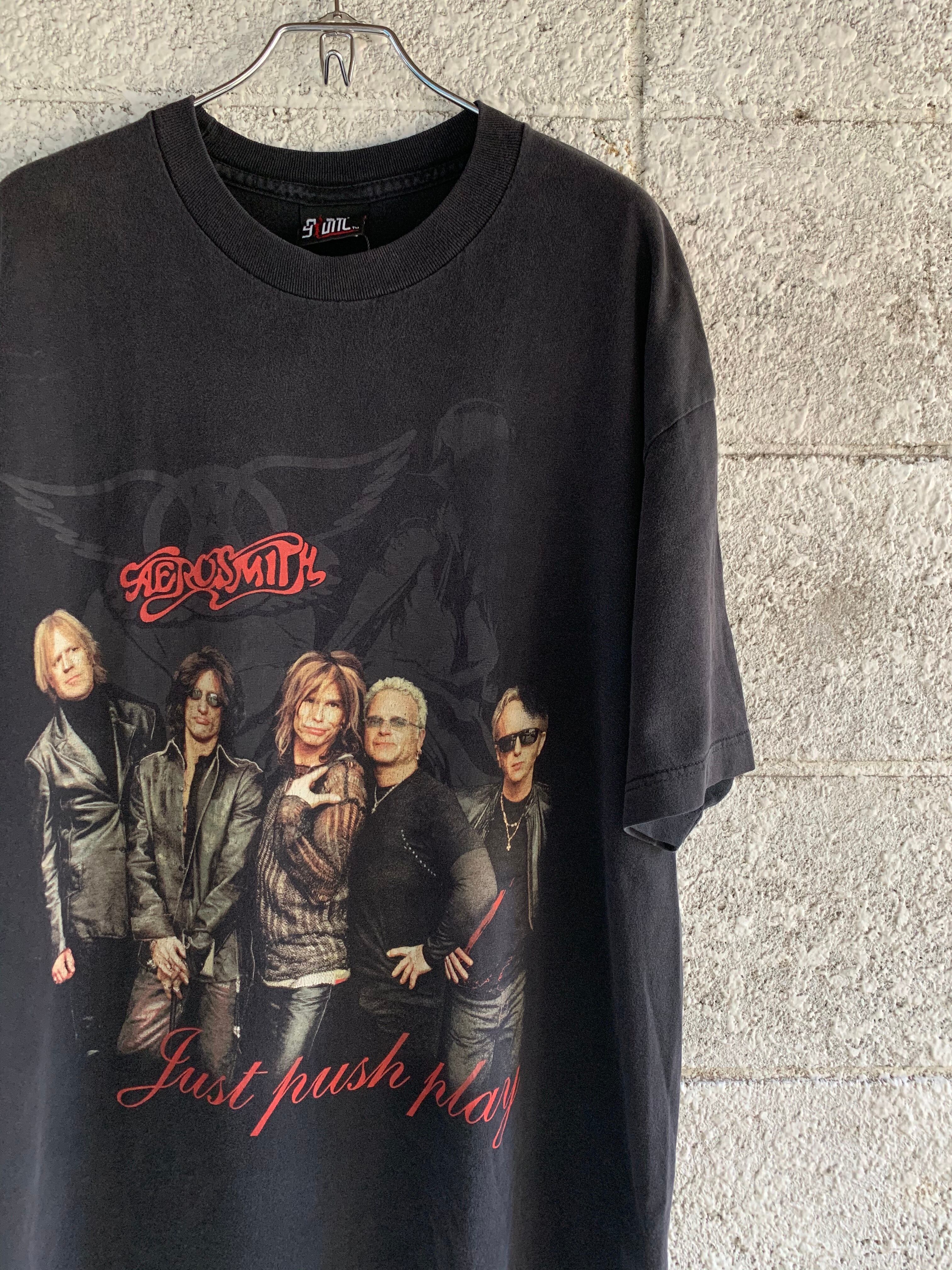 00s AEROSMITH World Tour 2001 / エアロスミス バンド Tシャツ (XL)