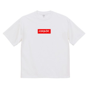 (受注生産) DARAVAR : box logo T-shirt(white)