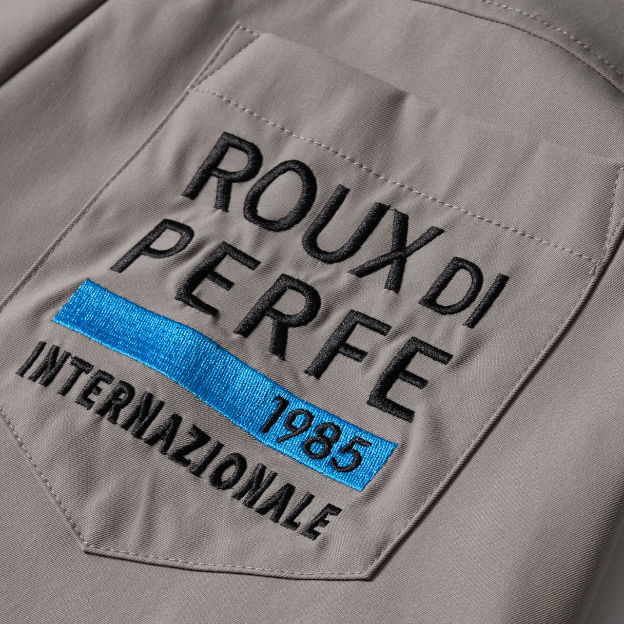 日本製撥水加工刺繍パンツ