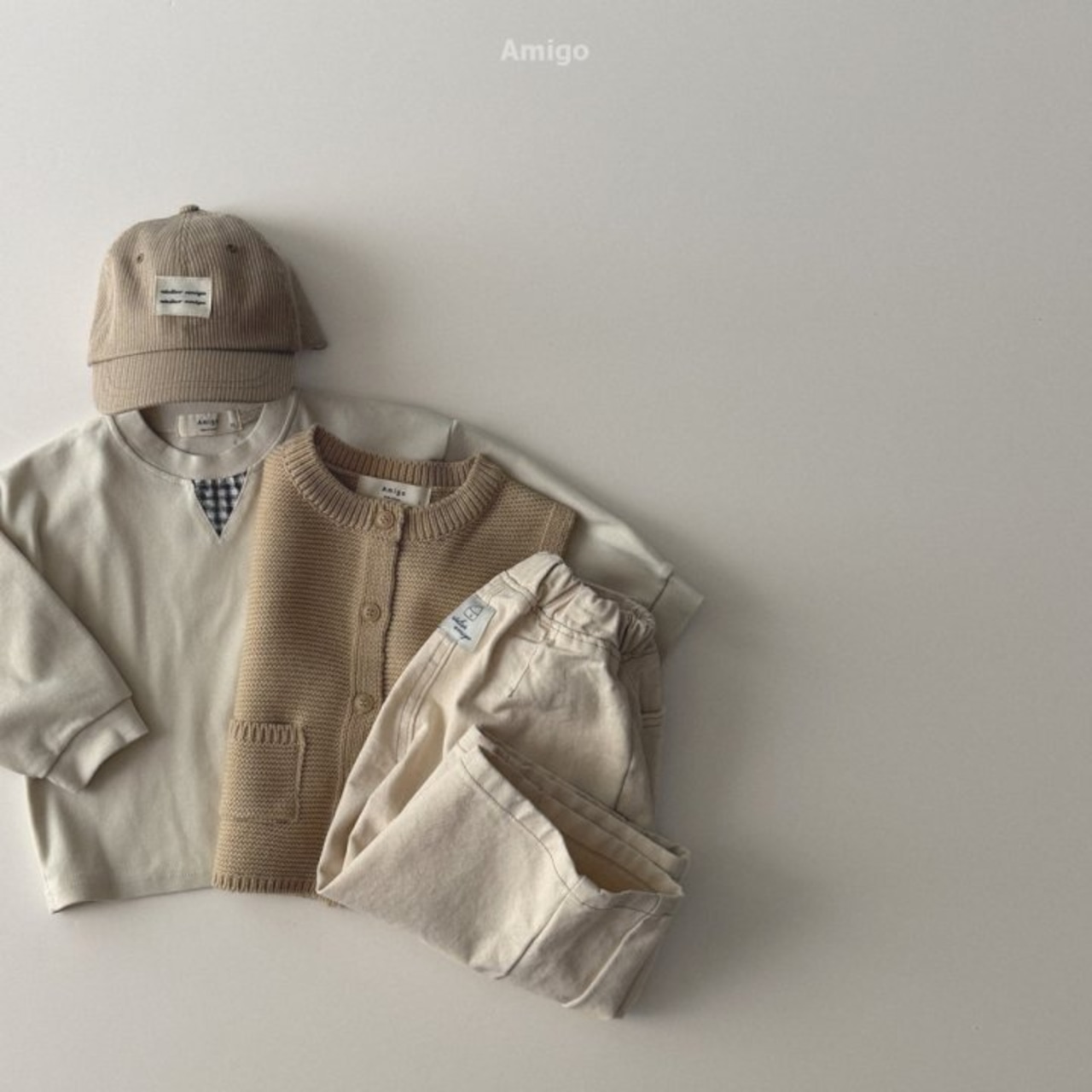 Amigo 26/SS ワイドデニムパンツ