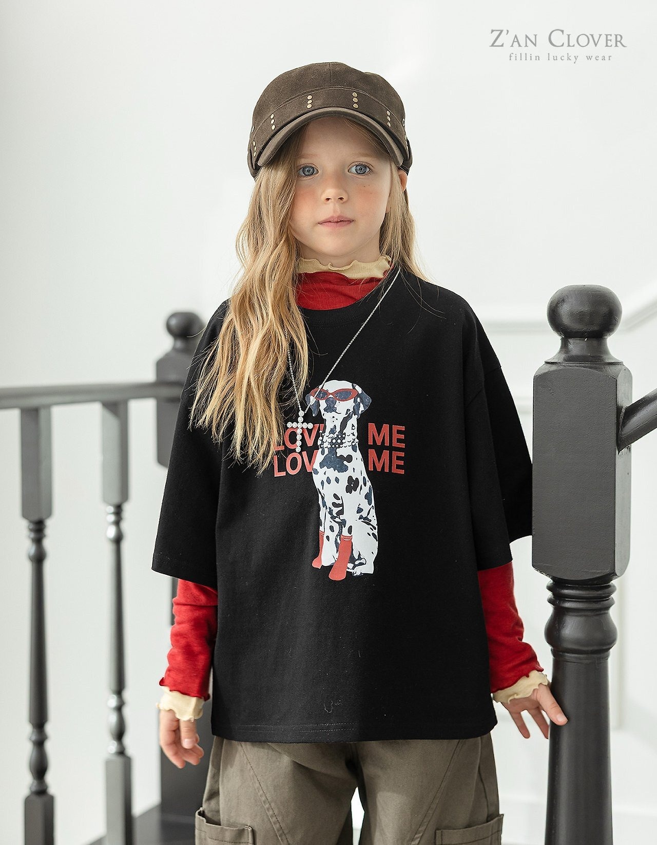 ZAN CLOVER［取寄］love dalmatian tee 26winter