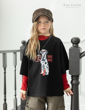 ZAN CLOVER［取寄］love dalmatian tee 26winter