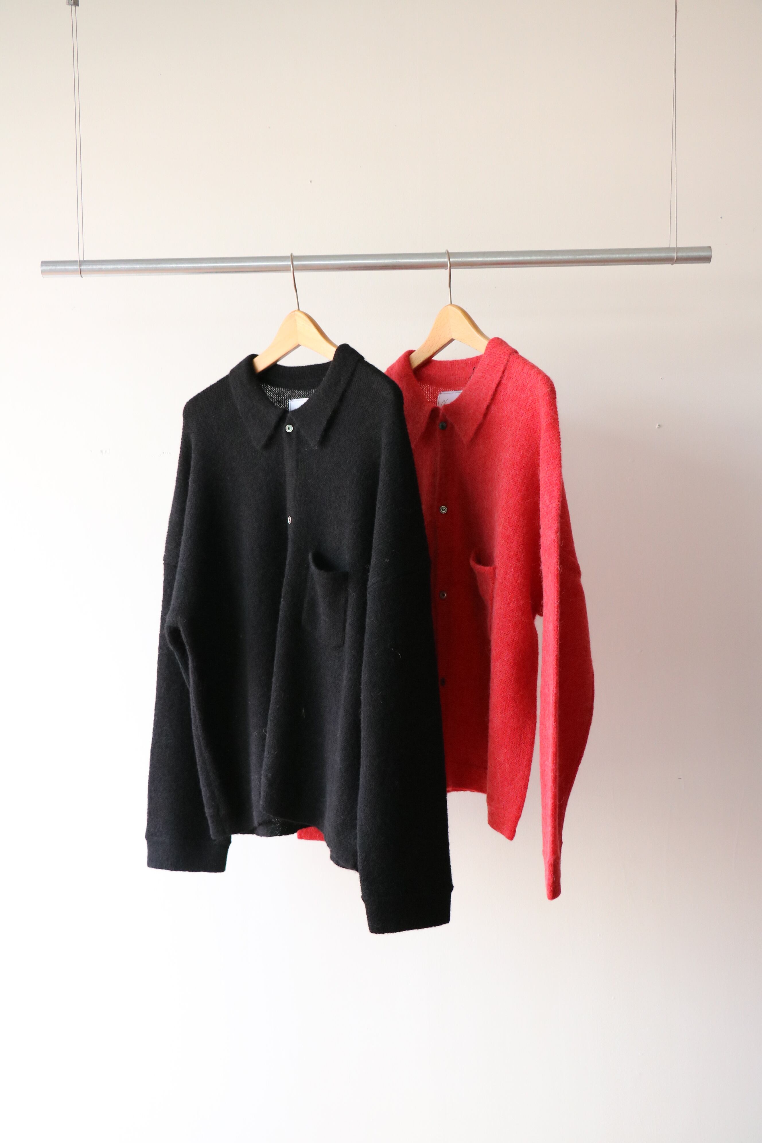 Ancellm -KIMONO KNIT SHIRT- / ANC-KN19 / アンセルム キモノ ニット 