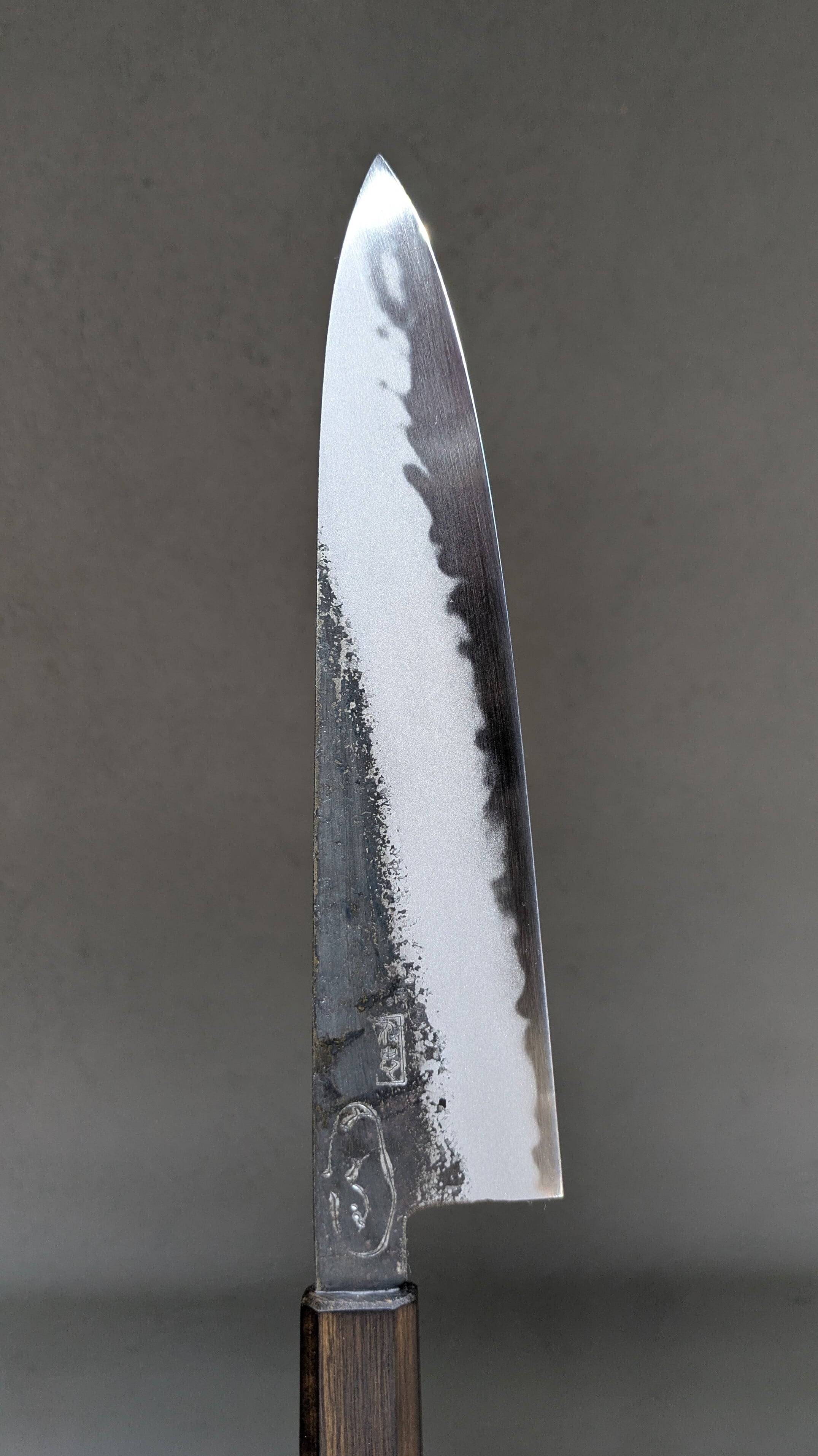 白二 黒打 牛刀 8寸（White Steel #2 Kurouchi Chef's knife 240mm