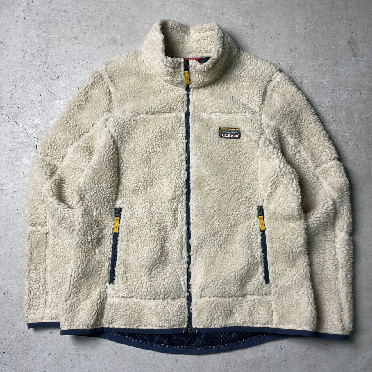 00年代 L.L.Bean エルエルビーン パイル フリースジャケット メンズM 