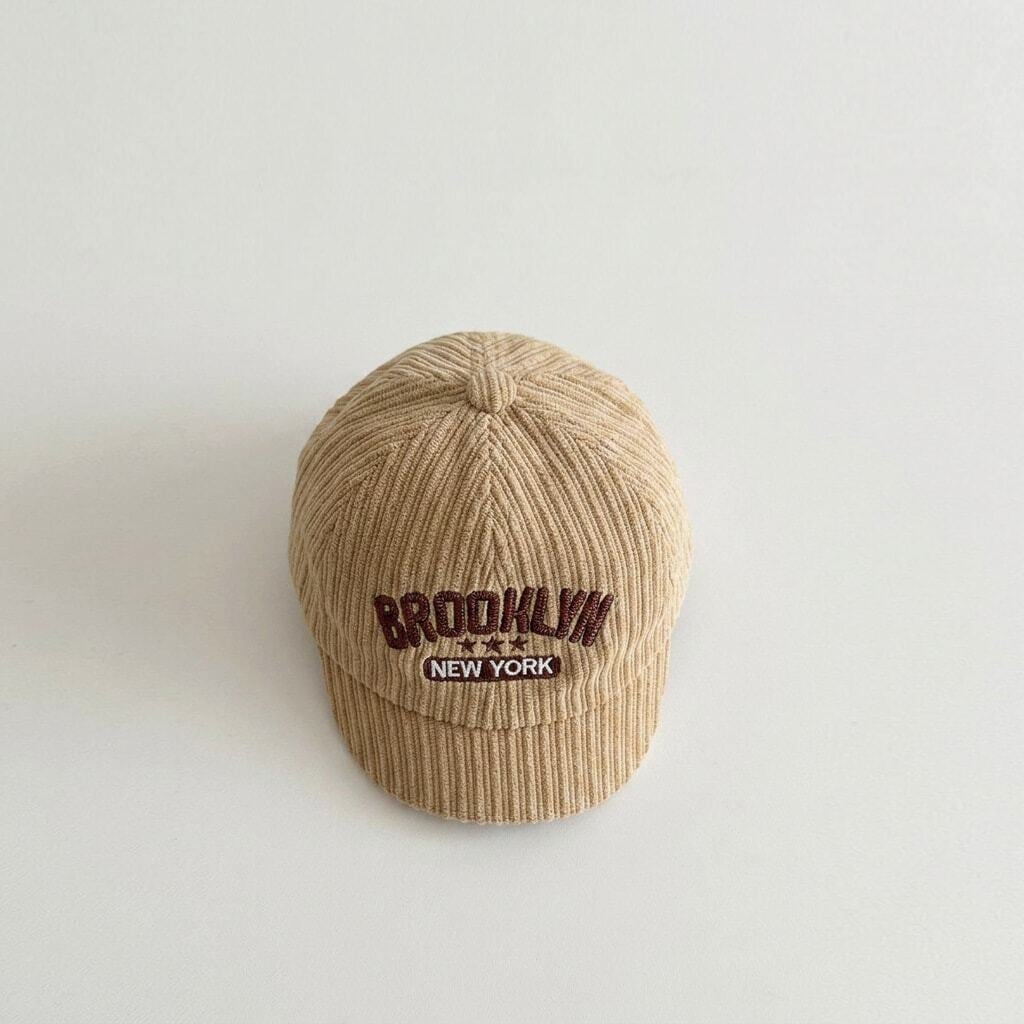 BROOKLYNコーデュロイベビーキャップ