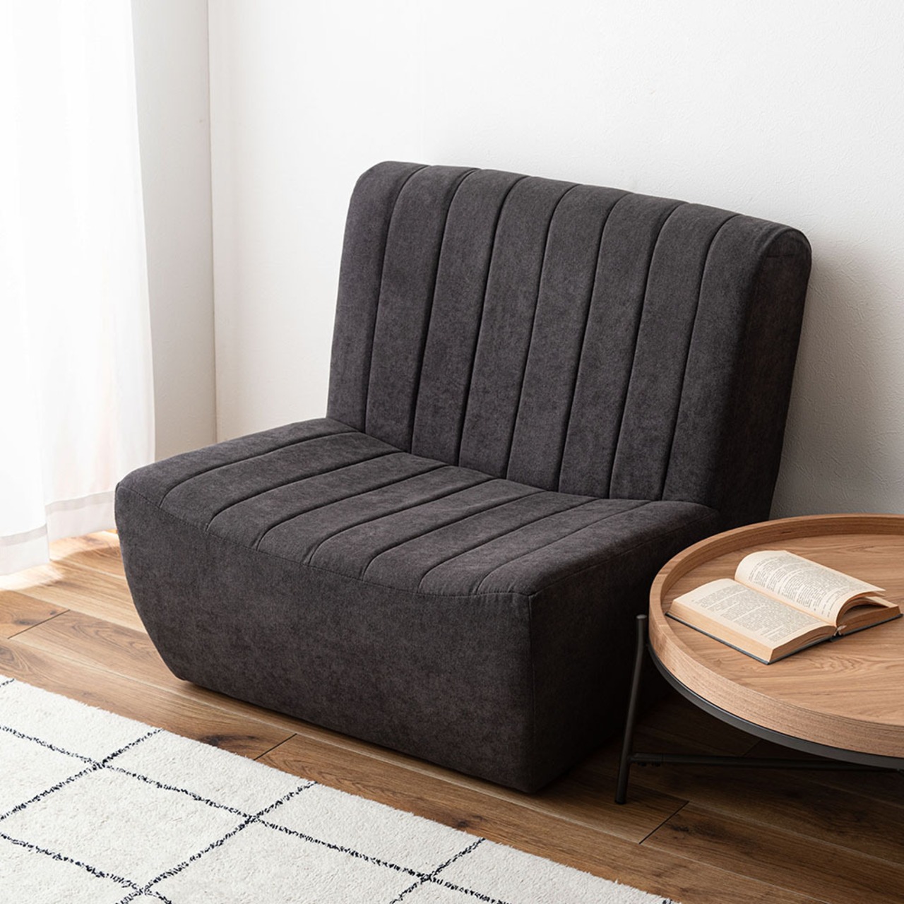 ワイド 一人掛けソファ