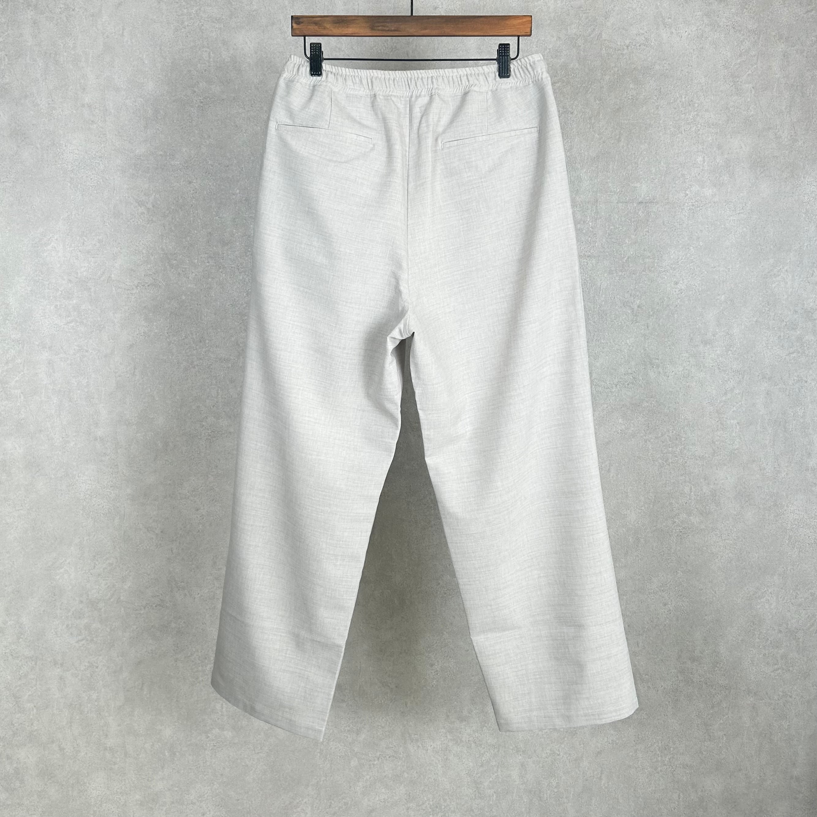 26SS》【LA MOND】NEW SEMI WIDE SHARI PANTS ラモンド ニュー