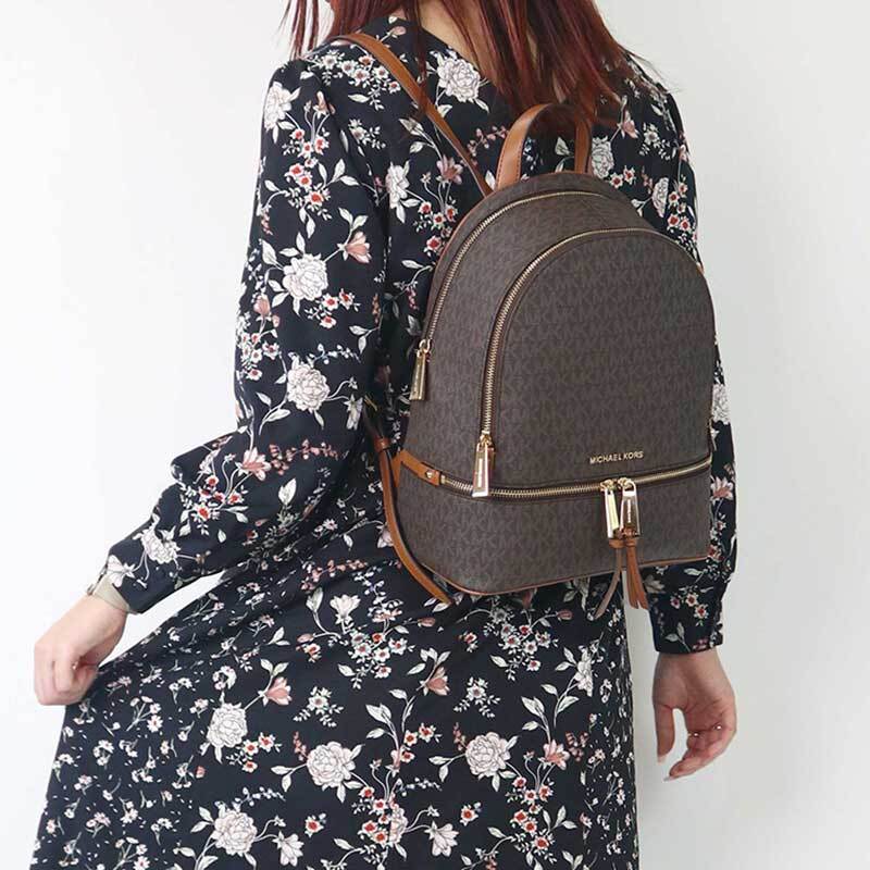 マイケルコース MICHAEL KORS リュックサック レディース MKシグネチャー ミニリュック ブラウン 30S7GEZB1B 200