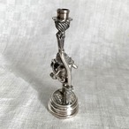 天使のキャンドルスタンド シルバー アコーディオン（スペイン）キャンドルホルダー　エンジェル16OTb15-1