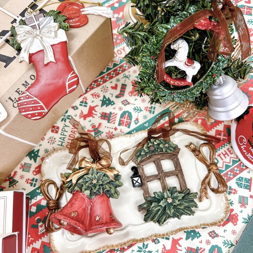 クリスマスモチーフ　オーナメント　4種類