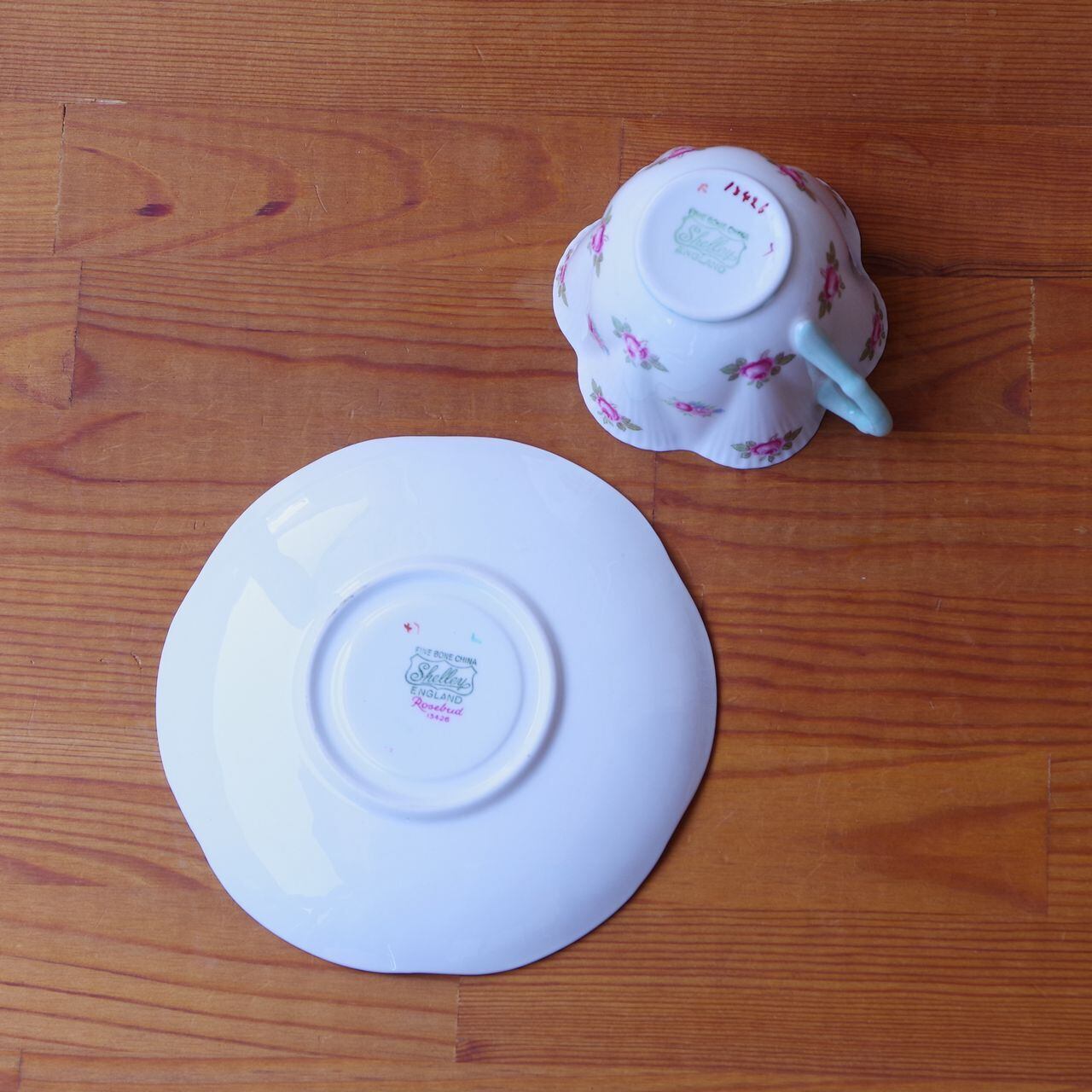 シェリー ディンティー ローズバッド 薔薇 花柄 カップ＆ソーサー