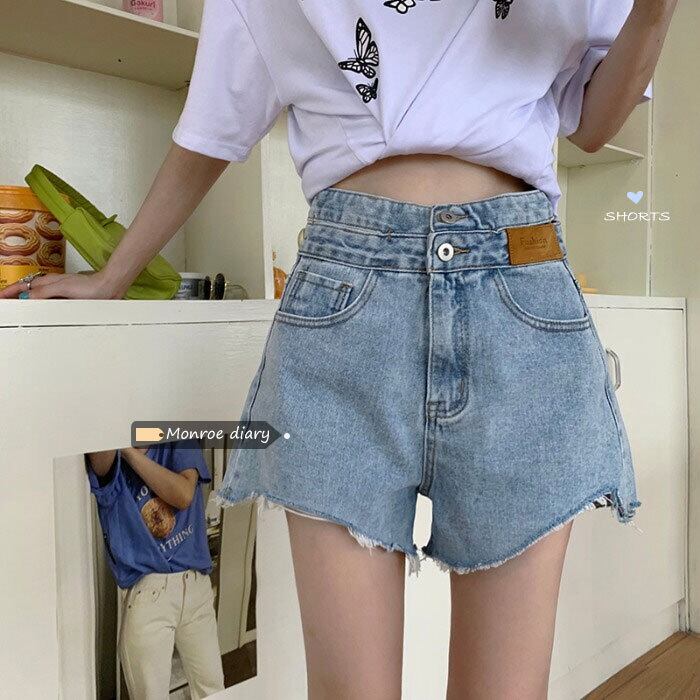 ウェストジーンズ レディースルーズパンツ サマーワイドレッグショーツ 夏物 ブルマー ワイドパンツ モンロー78400205668