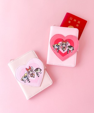 F268083_The Powerpuff Girls×Flapper ハートパスポートケース