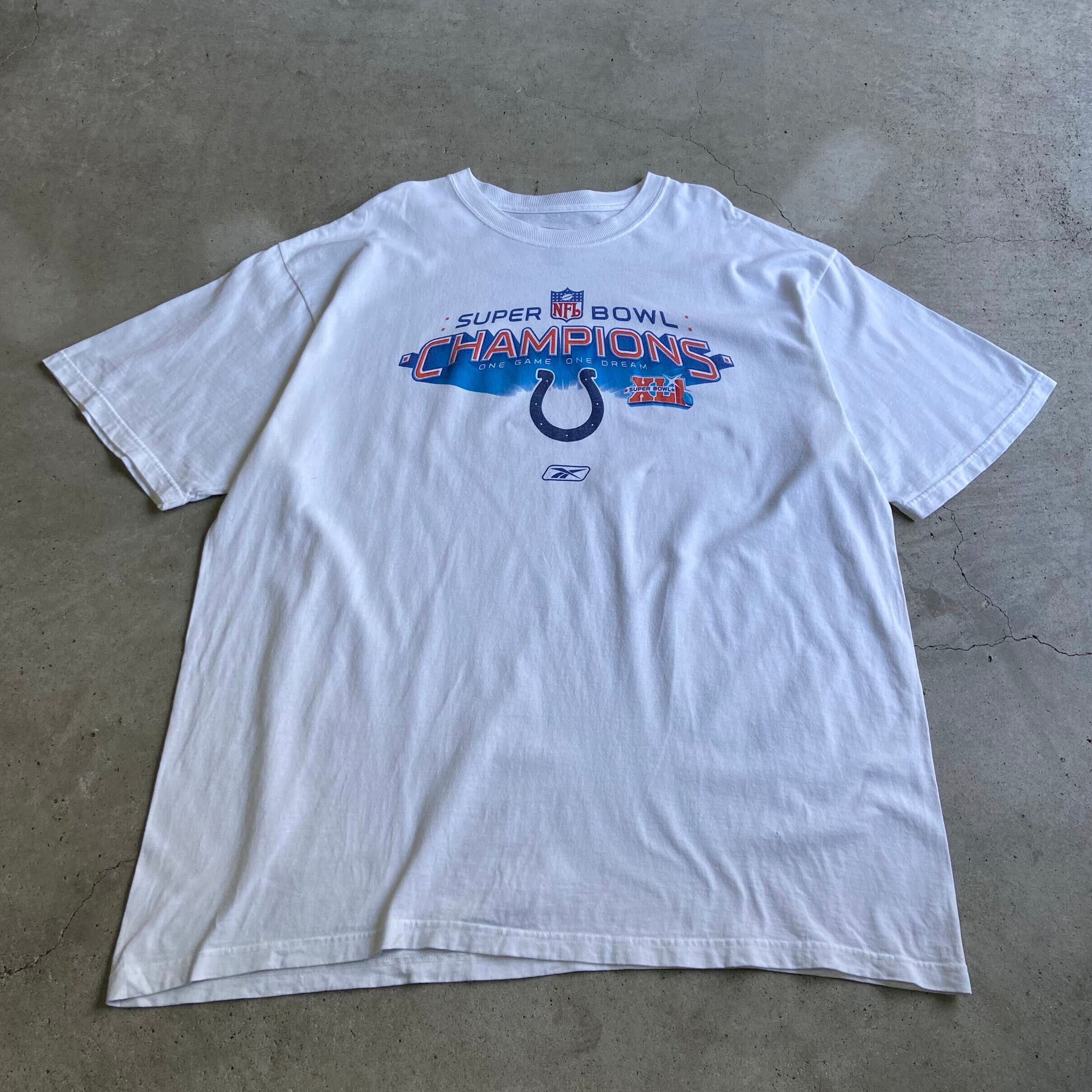 スーパービッグサイズ Reebok リーボック NFL SUPERBOWL プリントT