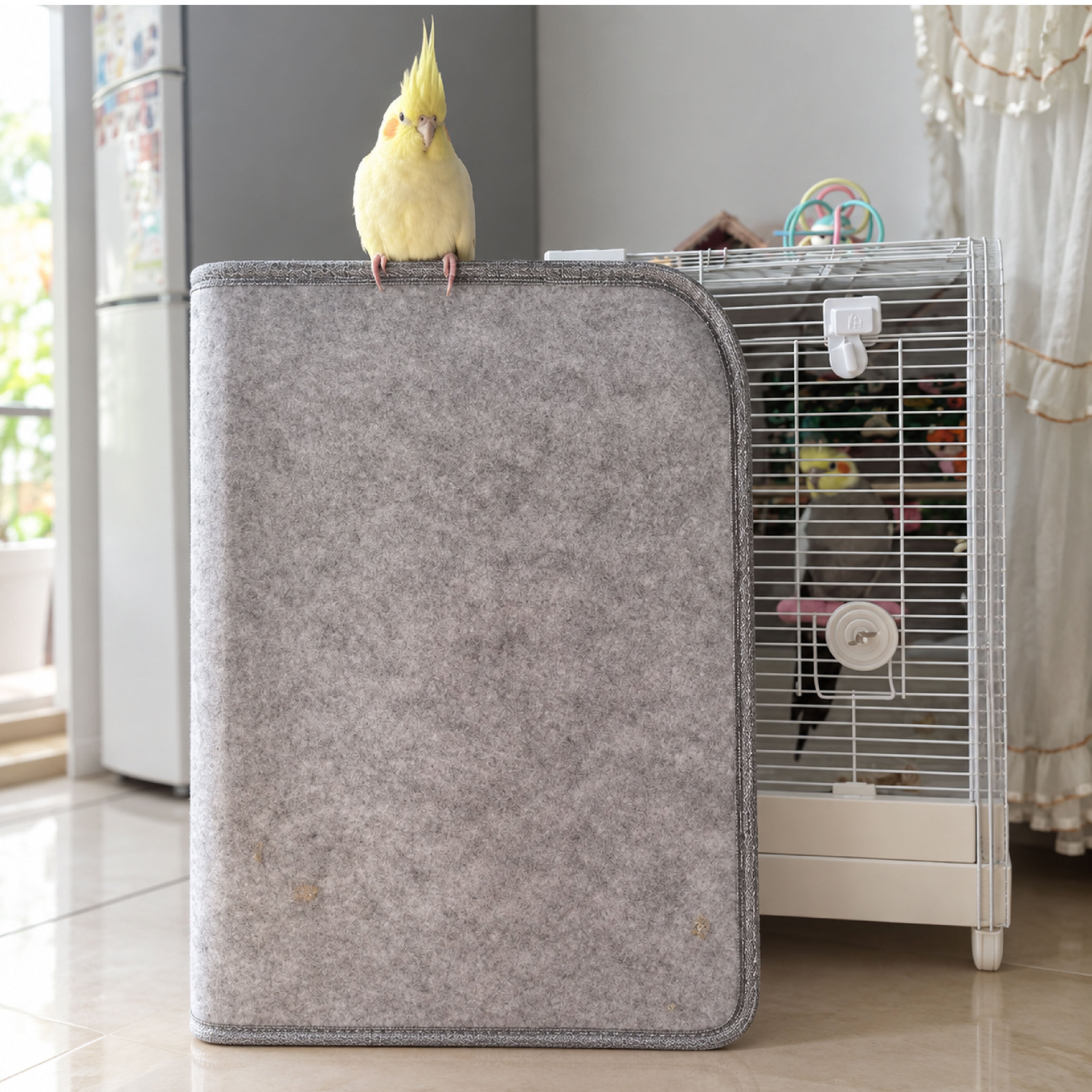 NY 1190 .鳥かご用保温ヒーターカバー 小鳥用ヒーター ケージヒーター