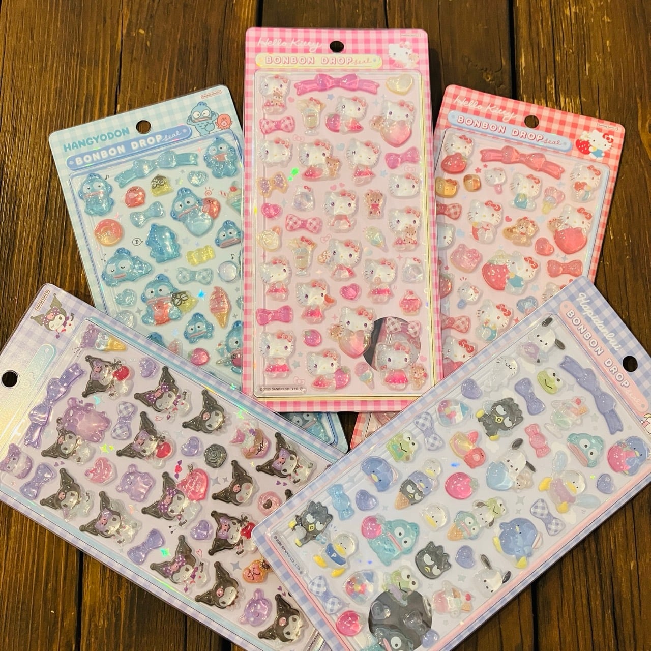 サンリオ はぴだんぶい ボンボンドロップシール CA04 | マスキング